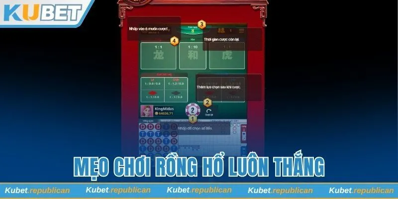 Bí quyết làm chủ Dragon Tiger dễ dàng