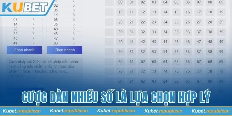 Cược dàn nhiều số là lựa chọn hợp lý