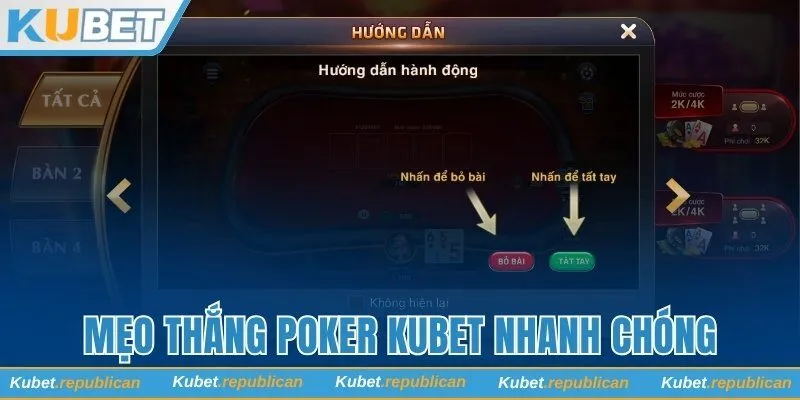 Mẹo thắng lớn Poker không phải ai cũng biết